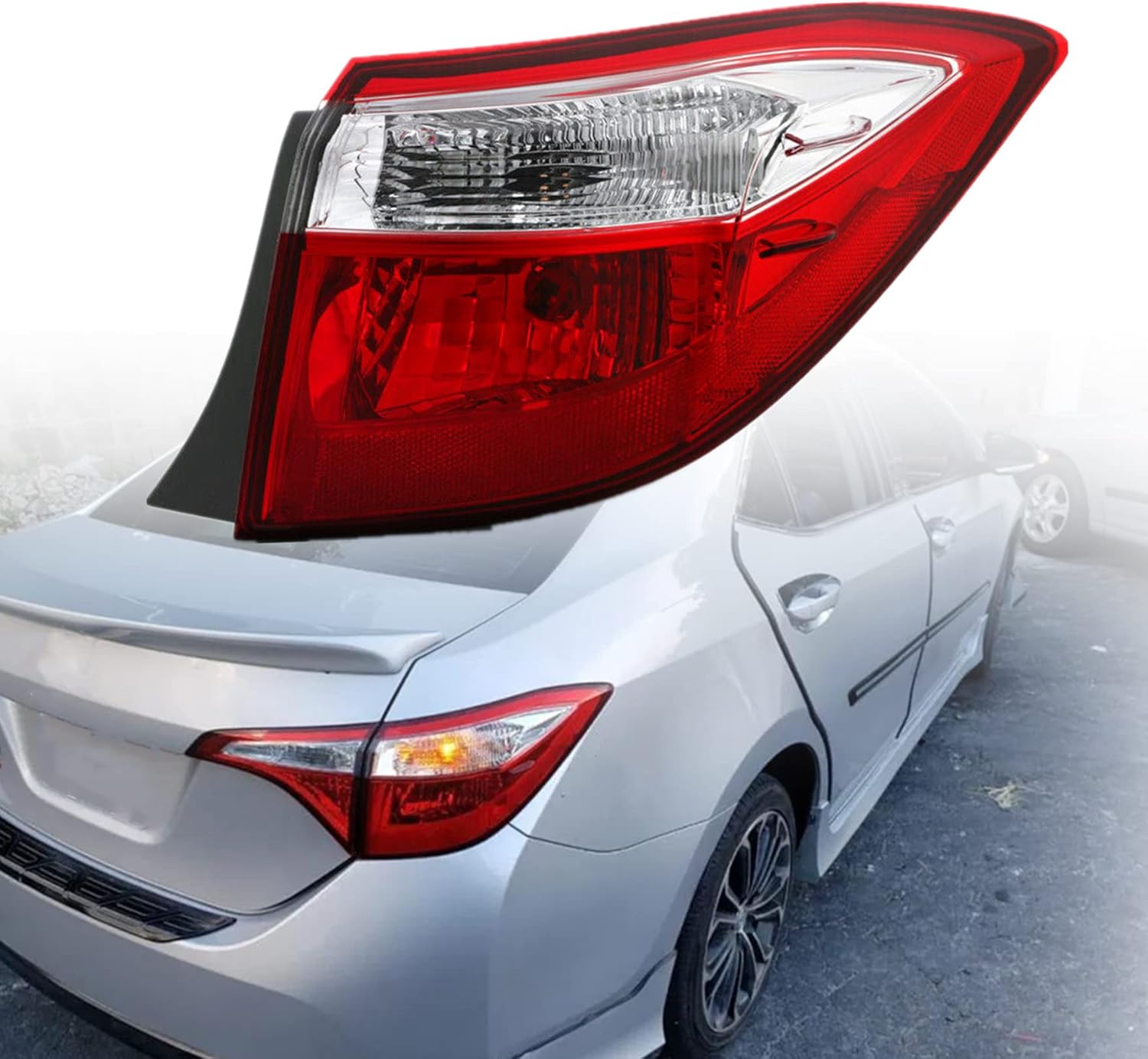 muparkt 1-Pack Outer Piece Tail Light Assembly Replacement for 2014-2016 Toyota Corolla Right Passenger Side 8155002751 Pack of 2