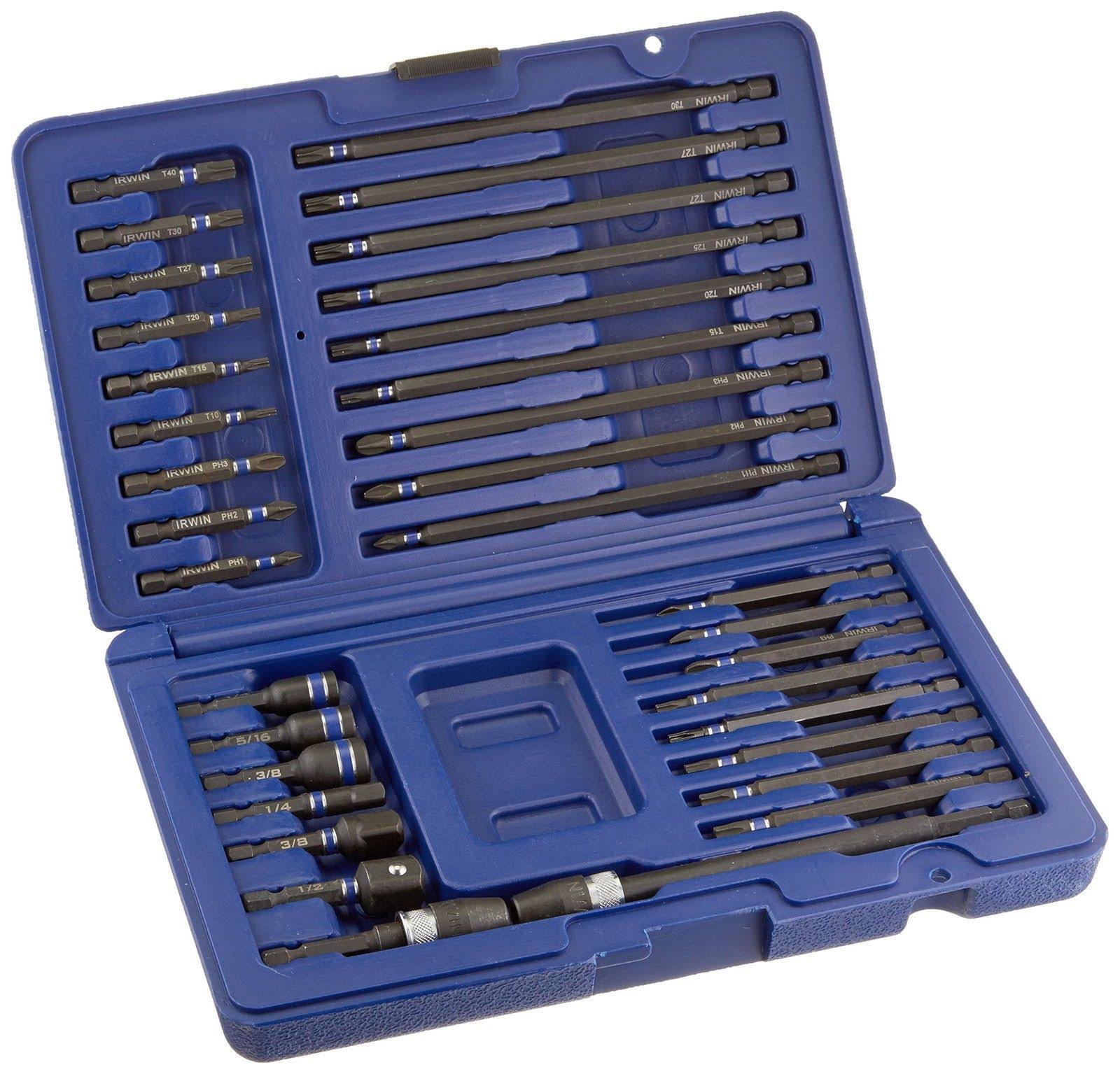 Irwin Tools 34-Piece Impact Series Automotive Fastener Drive Bit Set