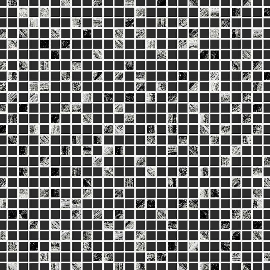 Graham u0026 Brown Aroura Tile Black and Silver Wallpaper