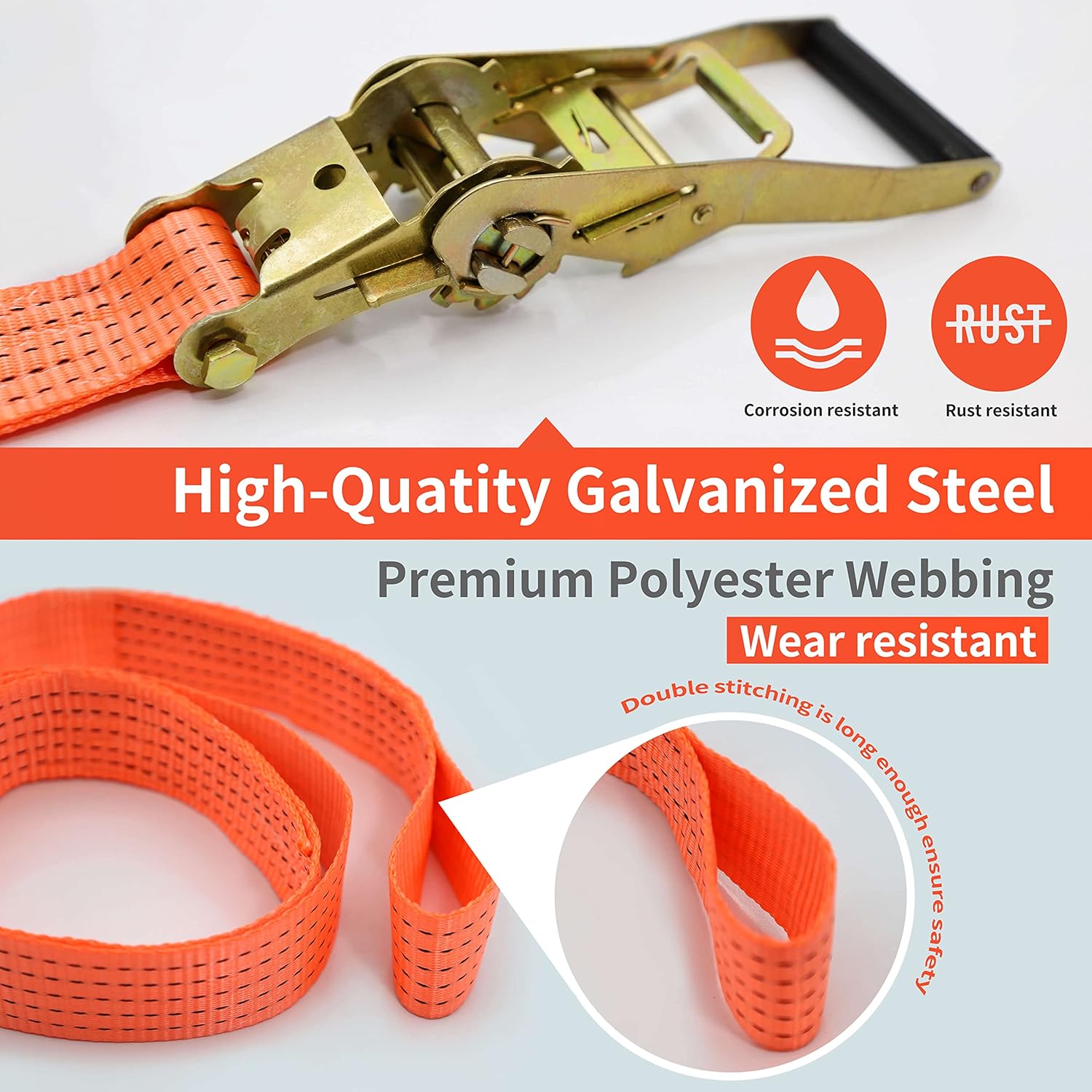 Drum Handling Sling Drum Lifter – Drum Sling Strap for 55 Gallons Steel Drum, PES Lifting Sling Capacity Up to 850 LB Pack of 2