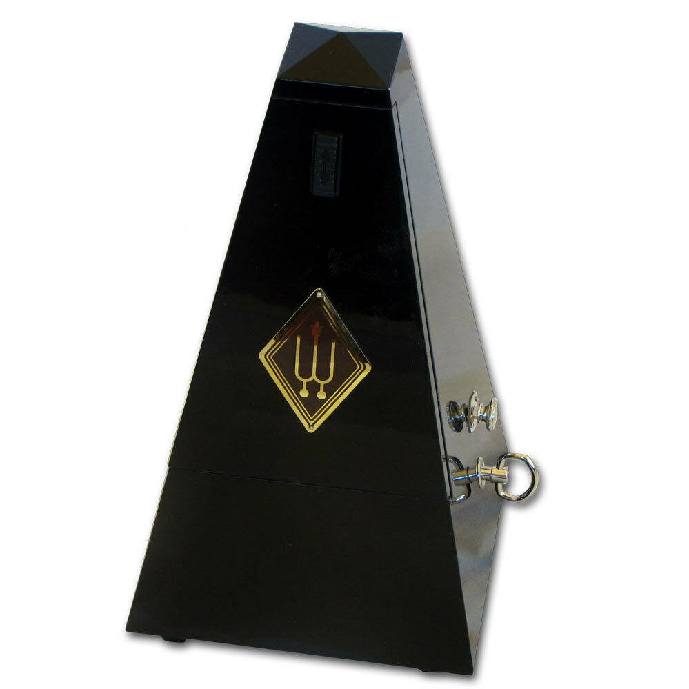 Wittner 903334 Plastic Casing Metronome with Bell, Black