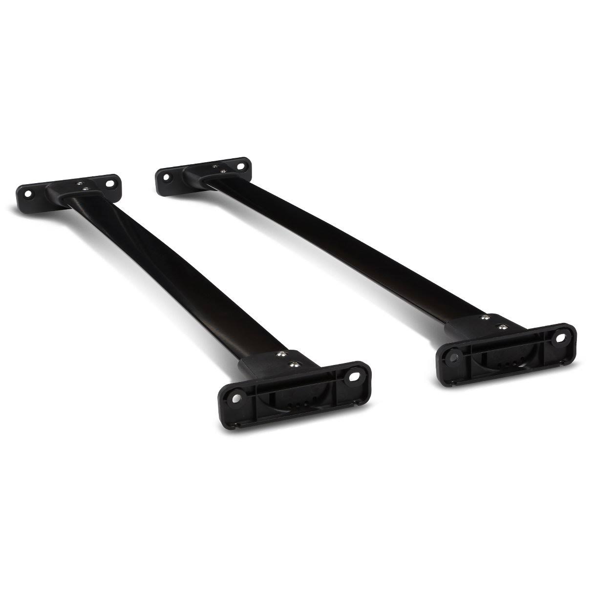 for 05-12 Nissan Pathfinder Pair of Aluminum OE Style Roof Rack Top Crossbars (Black Coated) 06 07 08 09 10 11