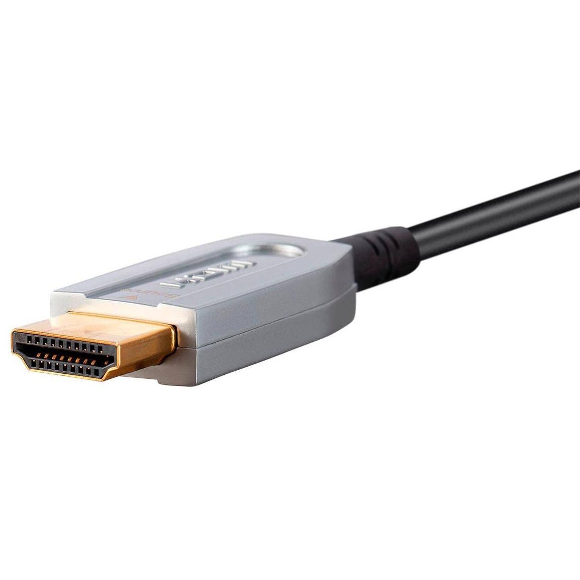 Monoprice High Speed Cable for HDMI-Enabled Devices - 10 Feet - Black, 4K@60Hz, HDR, 18Gbps, Fiber Optic, Arc, AOC, YCbCr 4:4:4