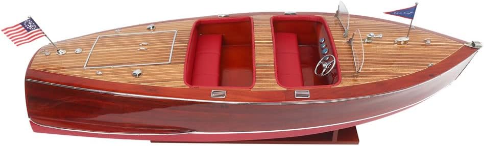 Seacraft Gallery Chris Craft Barrel Back Wooden Model Boat 31.5
