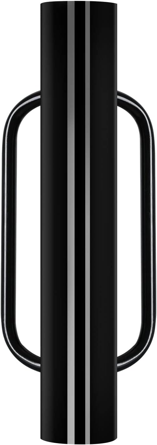 Gtongoko Fence Post Driver, Rammer 12LB Heavy Duty Hand Post Pounder with Handle for U Fence Post, Post Hole Diggers, Black, 24 Inch Pack of 2