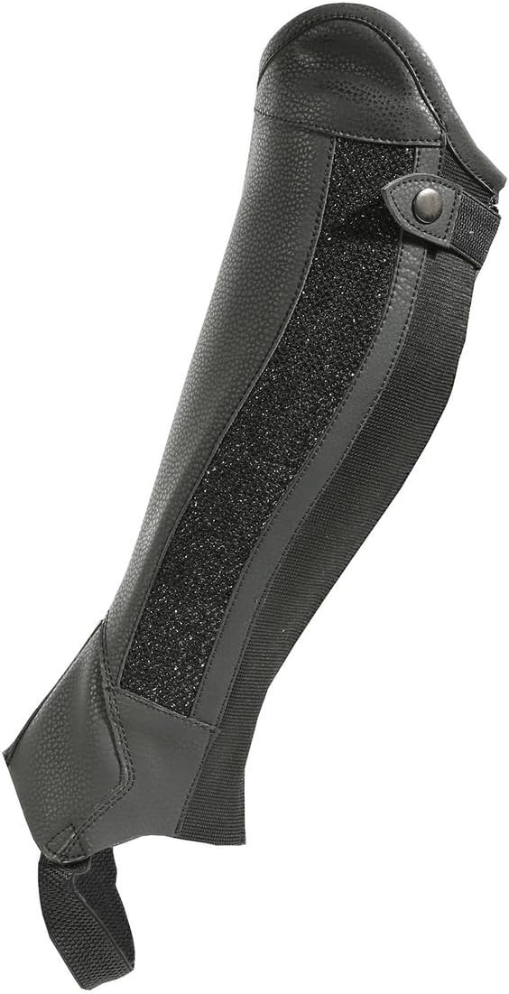 Horze Black Chaps w/Glitter Black - XS Pack of 2