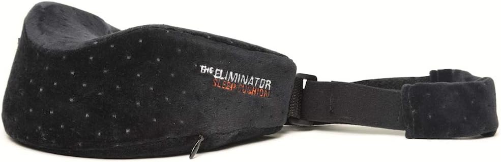 The Eliminator Series Sleep Aid Cushion Travel Sleep Pillow Cushion Apnea Anti Snore (Black)