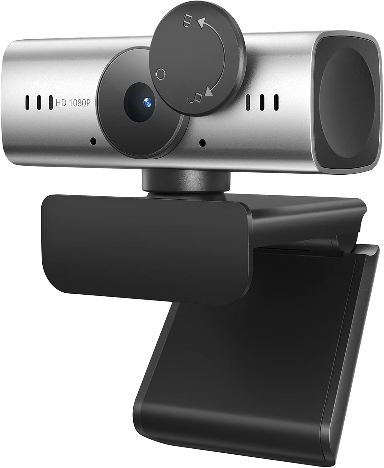 AutoFocus Webcam 1080P with Microphone for PC/Laptop Camera, Computer USB Camera with Privacy Cover for Video Calling, Online Classes, Conference, Works with Skype, Zoom, Facetime