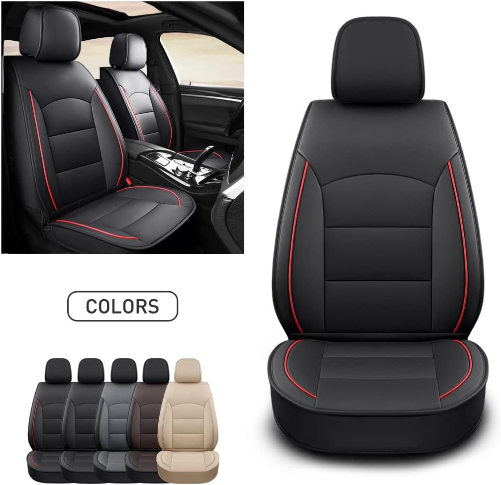 Wekar Universal Car Seat Covers Fit for Most 5 Passenger Cars & SUV, Front and Rear Split Bench Automotive Seat Cover Accessories, Automobile Interior Sets (Universal Full Set Black)