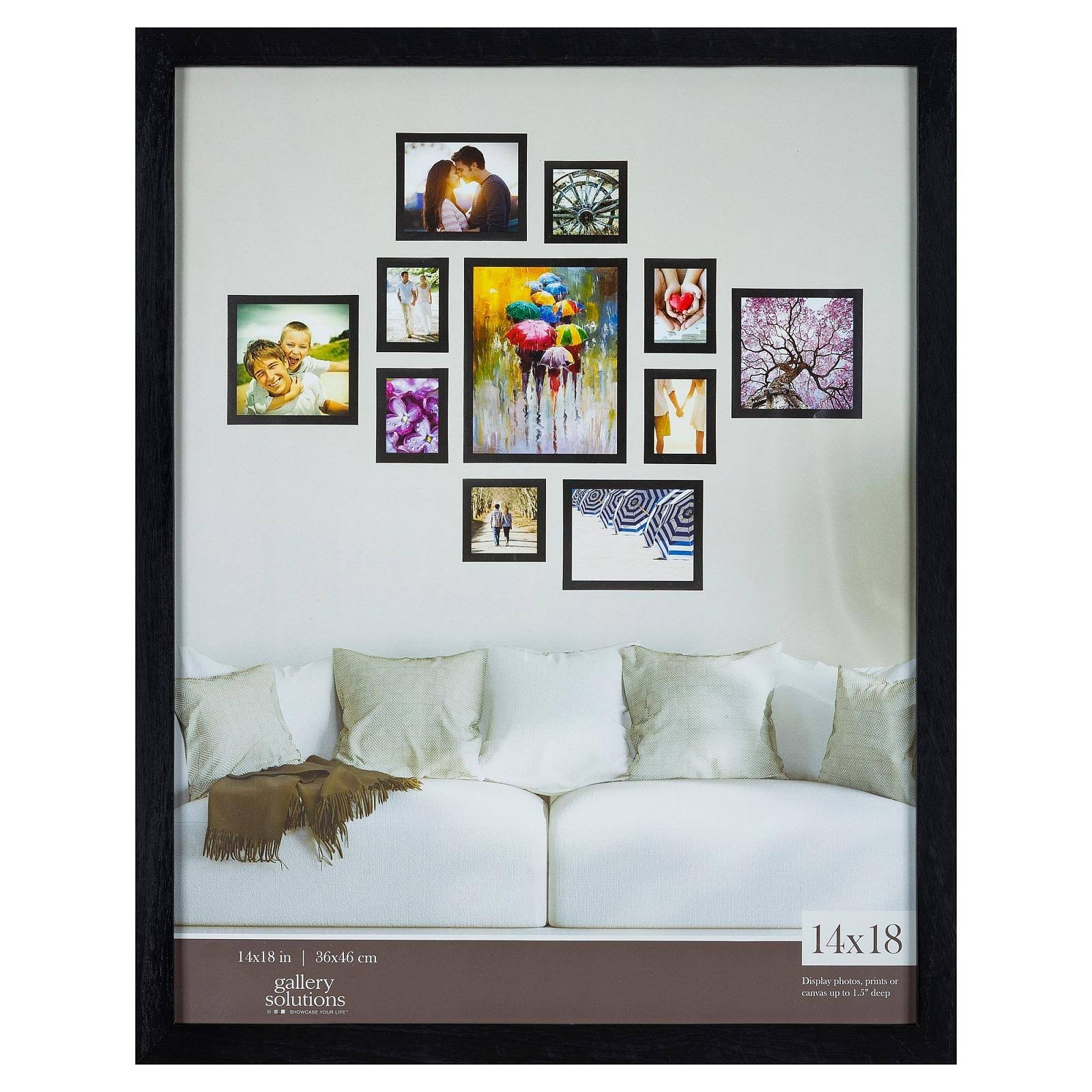 Black Gallery 14x18 Frame by Gallery Solutions