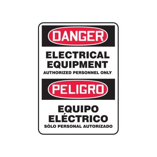 Accuform, SBMELC126VA, 14x22 x 10x22 Safety Sign Electrical ...