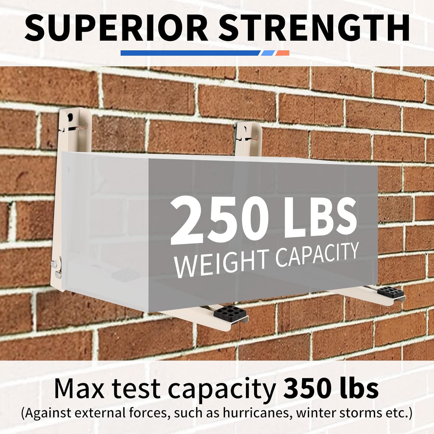 LILIJIA Mini Split Wall Mounting Bracket for 9000-18000 BTU Ductless AC/Heating System, Heavy Duty Condenser Mounting Brackets