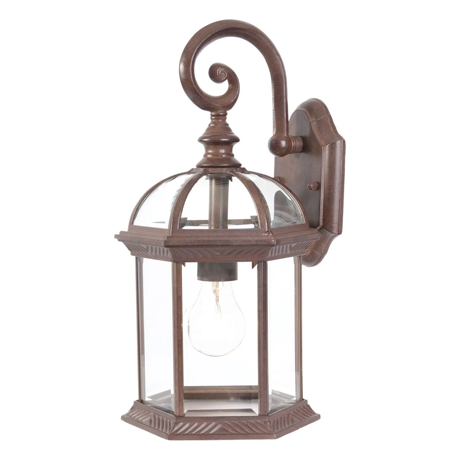 Acclaim Lighting 5271BW Dover Collection Wall-Mount 1-Light Outdoor Burled Walnut Light Fixture