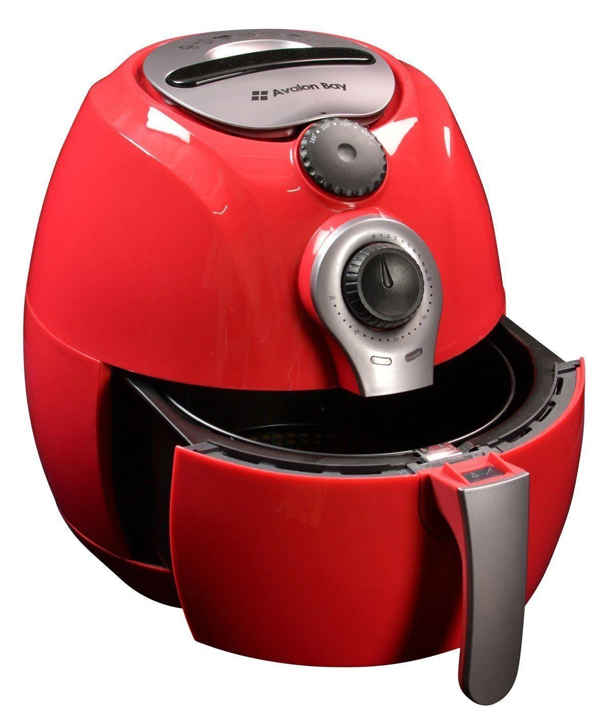 Avalon Bay Air Fryer 3.7 Quart Capacity, AB-Airfryer100R Red