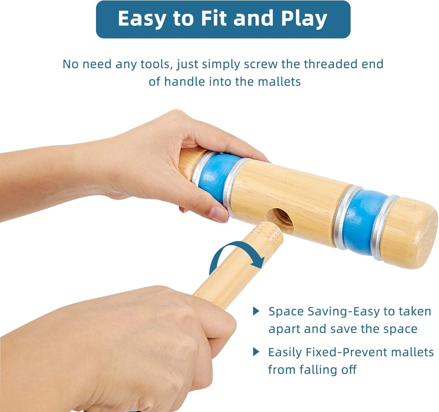 Pointyard Six Player Croquet Set, 28&rsquo;&rsquo; Croquet Set with Wooden Mallets/Colored Ball/Wickets/Stakes for Adults/Teenager/Family-Perfect for Lawn/Backyard Game/Park (Includes Carry Bag)