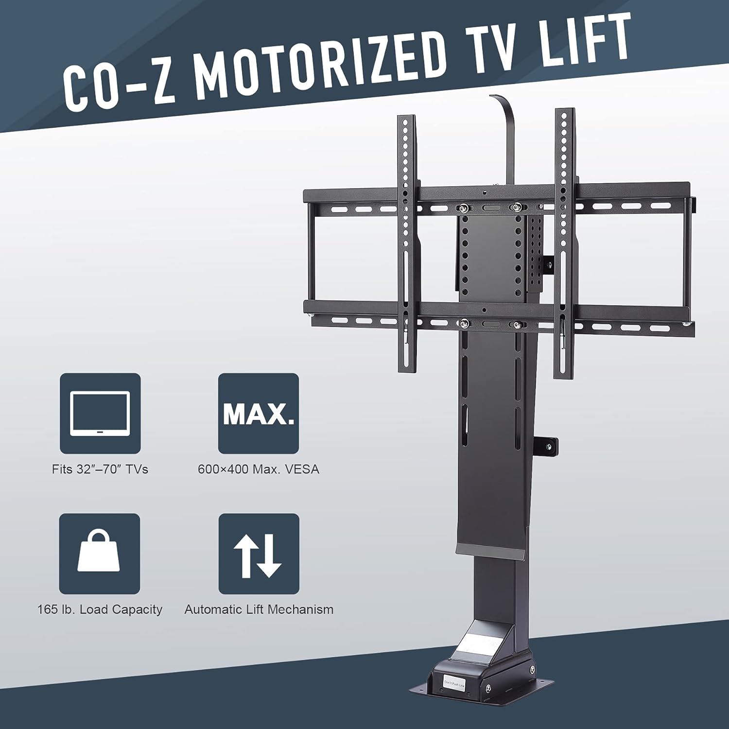 CO-Z Motorized TV Lift for 32