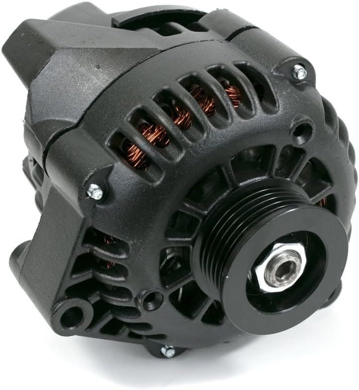 A-Team Performance - GM CS130D Style High Output - 180 Amp Alternator Black