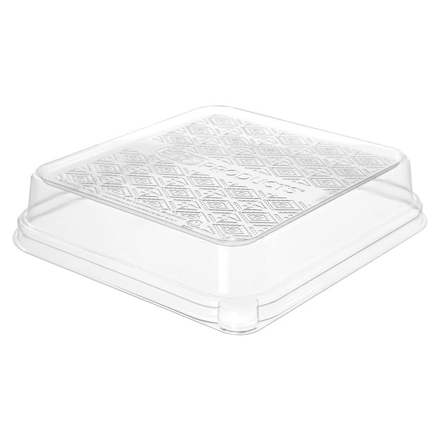 Eco-Products Worldview 7 inchx7 inch Taco Tray Lid/Case / 300 Ct.