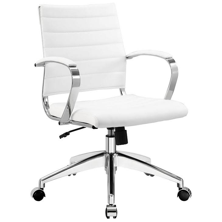 Modway Jive Mid Back Office Chair - White