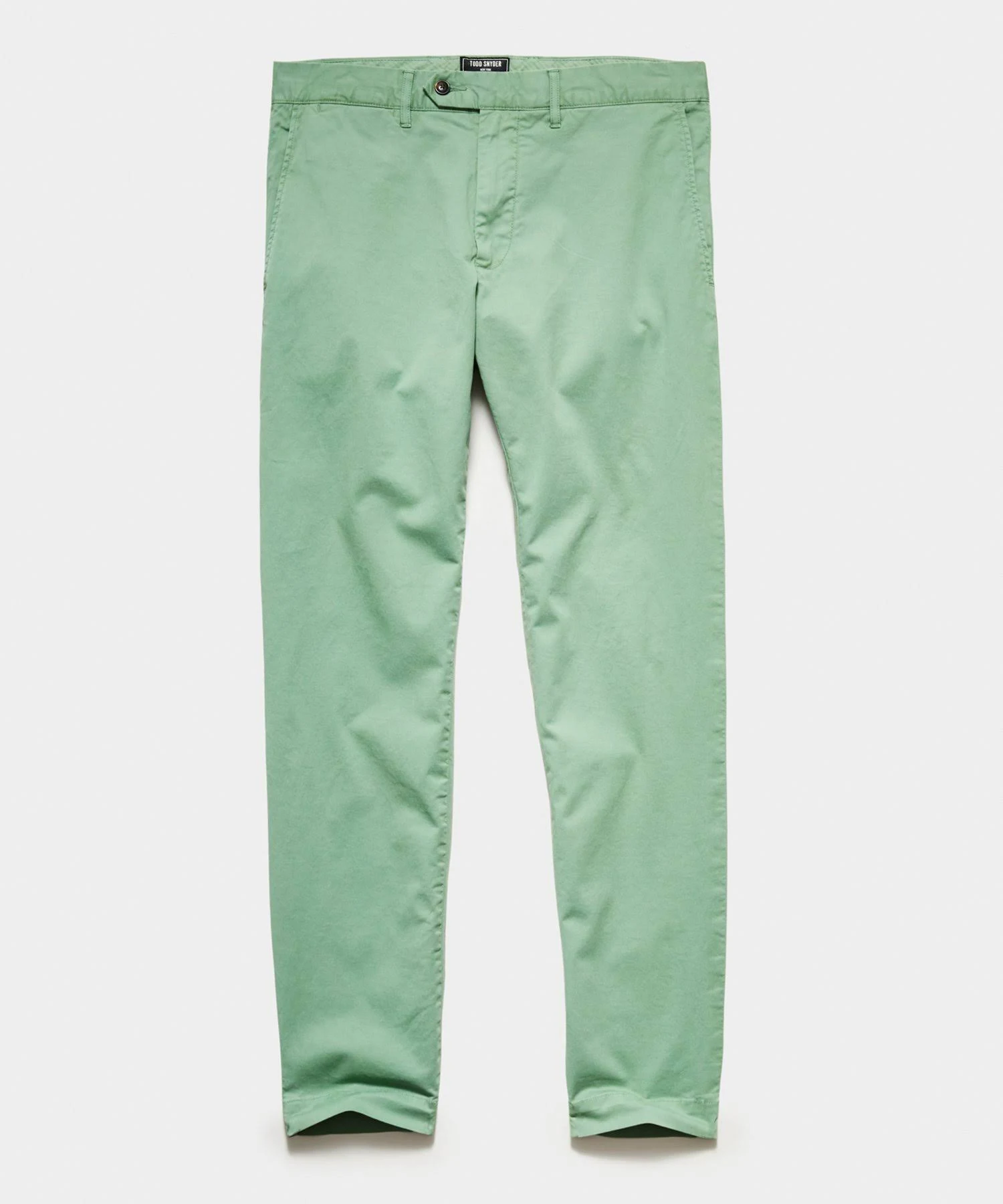 Straight Fit Tab Front Stretch Chino in Light Cactus