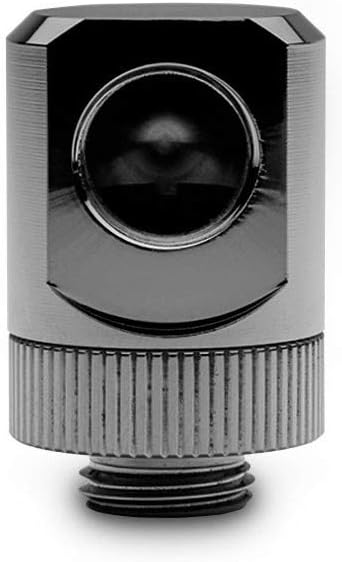 EKWB EK-Torque 90 Degree Angled Rotary Fitting, Black Nickel, 10-Pack