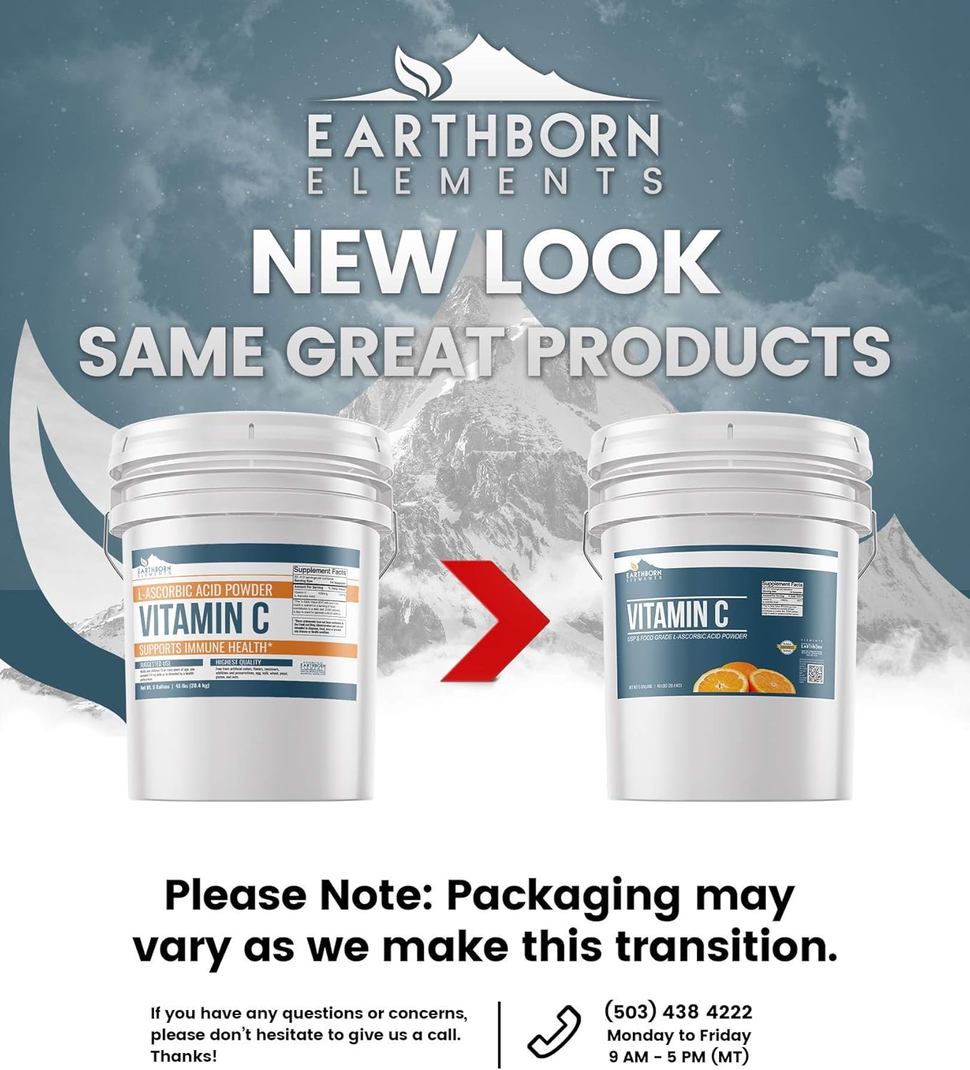 Vitamin C Powder (Ascorbic Acid) (5 Gallon) Resealable Bucket, Antioxidant, DIY Skin Care