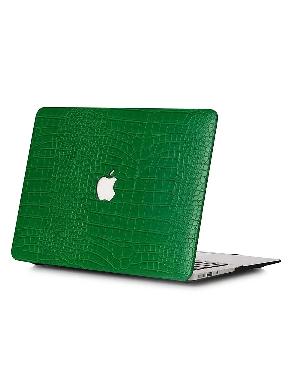 Chic Geeks Faux Crocodile MacBook Case - Emerald