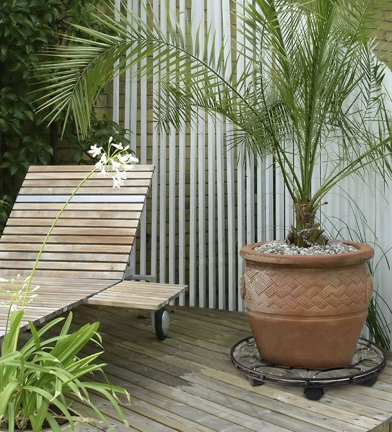 Plastec Sc21bk 21 in Black Saucer Caddy Pro