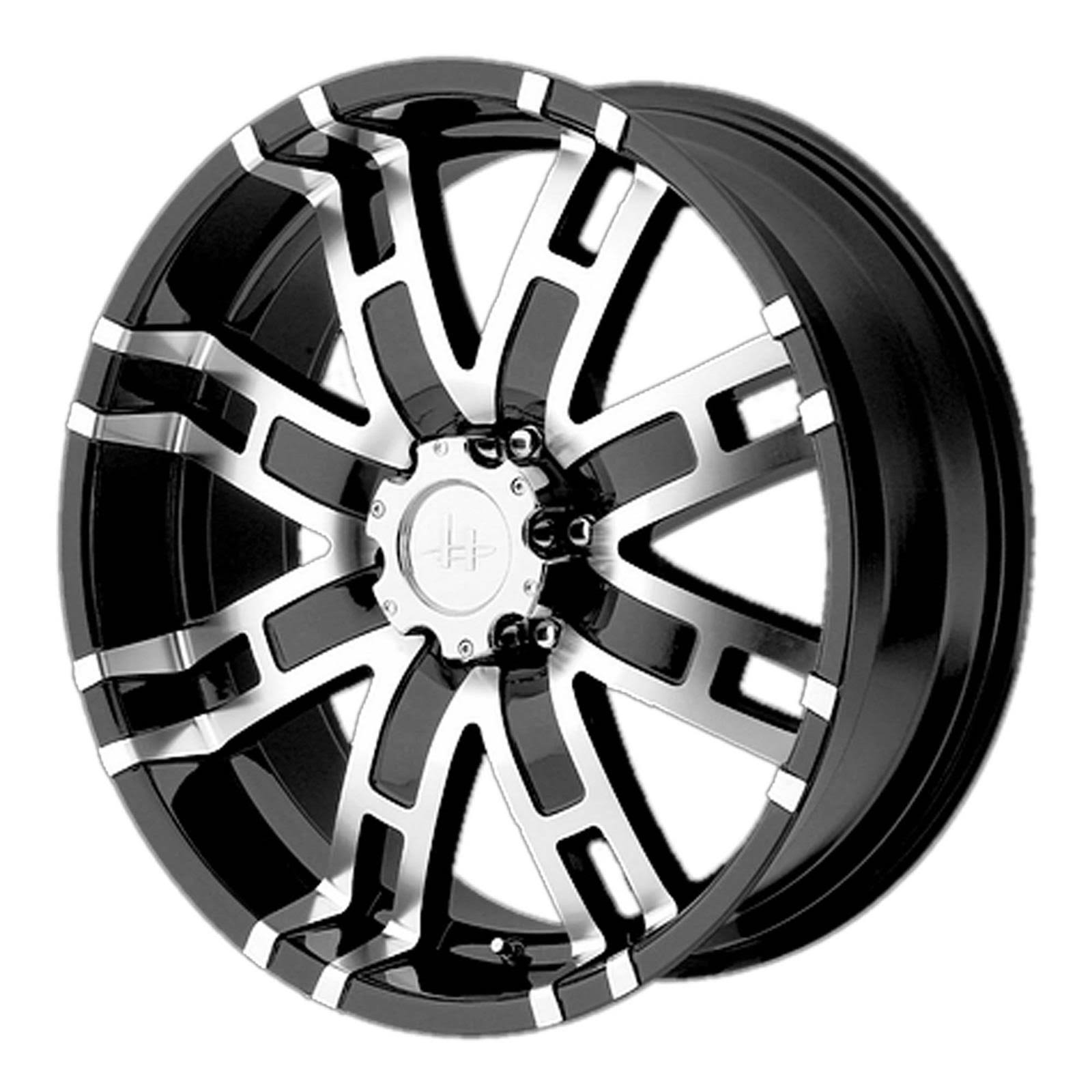 Helo HE835 20x9 5x139.70 Gloss Black Machined (18 mm)