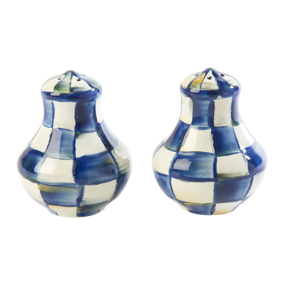 MacKenzie-Childs - Royal Check Salt and Pepper Shakers