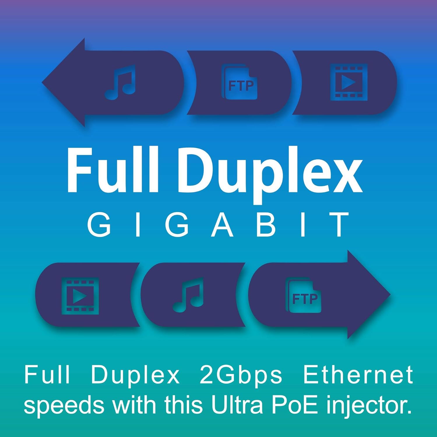 TRENDnet Gigabit Ultra PoE+ Injector, Supplies PoE (15.4W), PoE+(30W) Or Ultra PoE(60W), Network A PoE Device Up To 100m(328 ft), Supports IEEE 802.3af,802.at,Ultra PoE, Plug & Play, Black, TPE-117GI Pack of 2