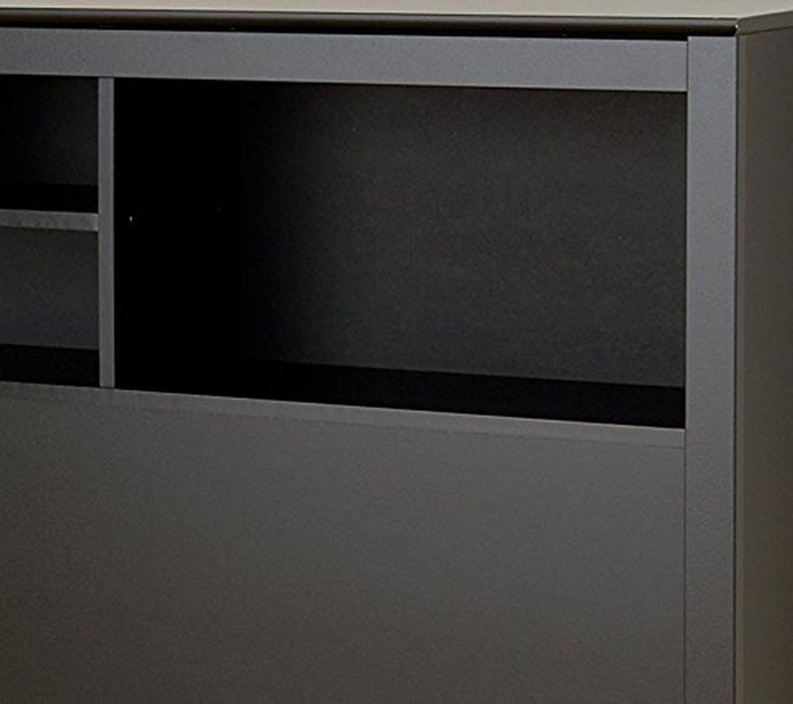 Prepac Black King Bookcase Headboard