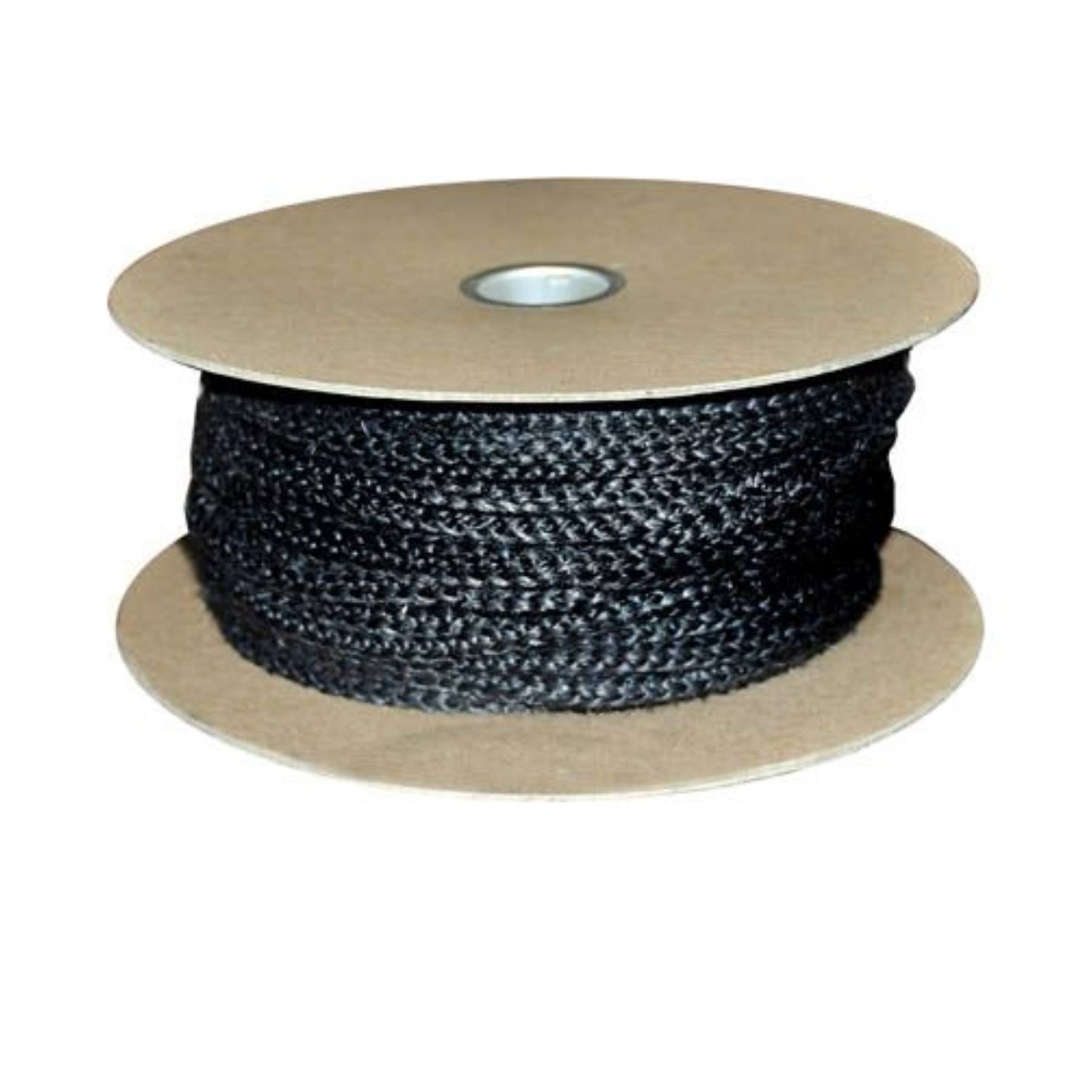A.W. Perkins Black Wood Stove Door Gasket Spool - 3/8x22 Rope x 132&