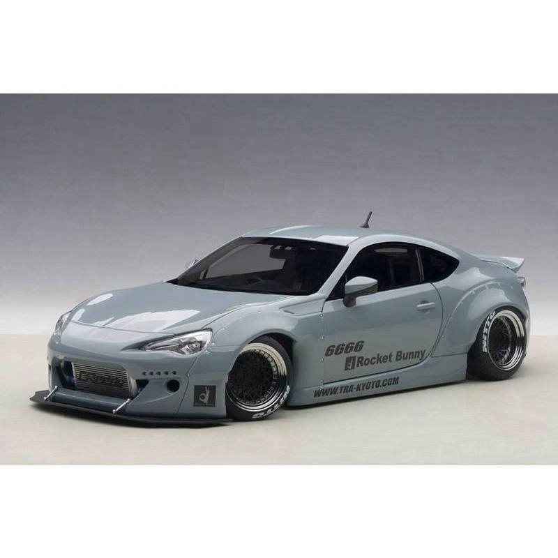 AUTOart Rocket Bunny Toyota 86 Concrete Grey with Black Wheels 1/18 Model Car