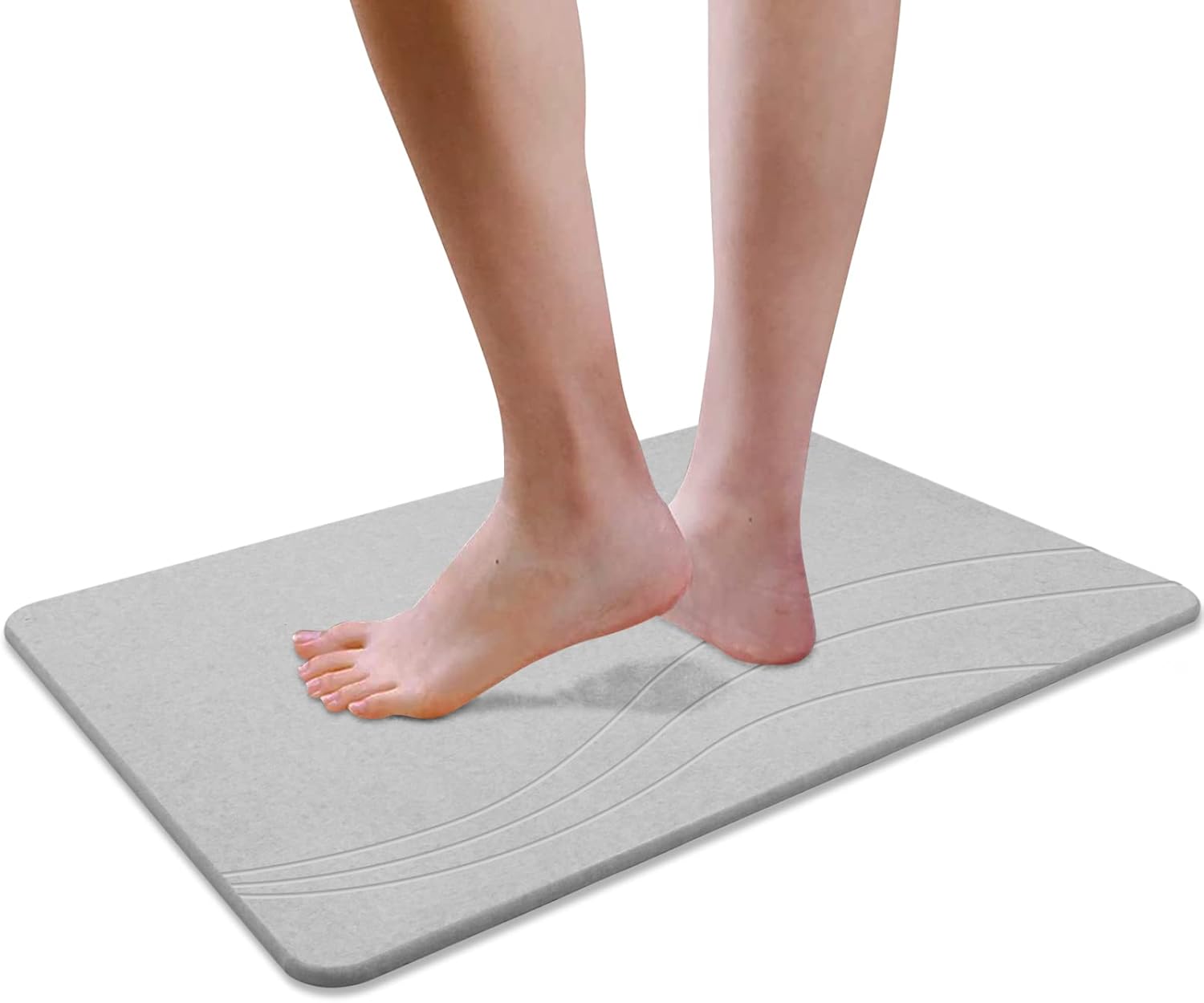 WALL QMER Bath Stone Mat, 23.5