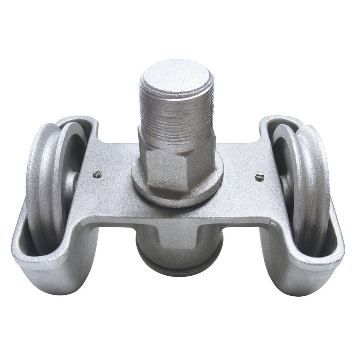 Revolving Double Pulley Truck - HDT-2 Series - 5-8in Black