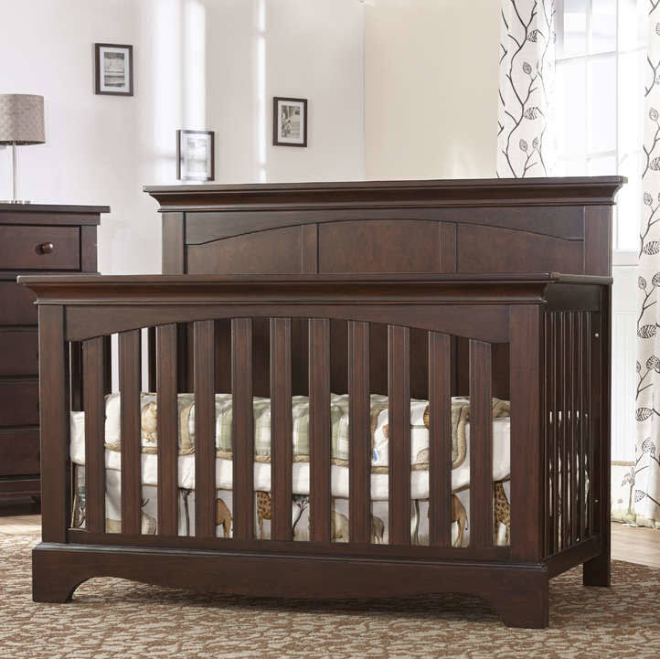 Pali Pali Ragusa Forever Crib in Mocacchino