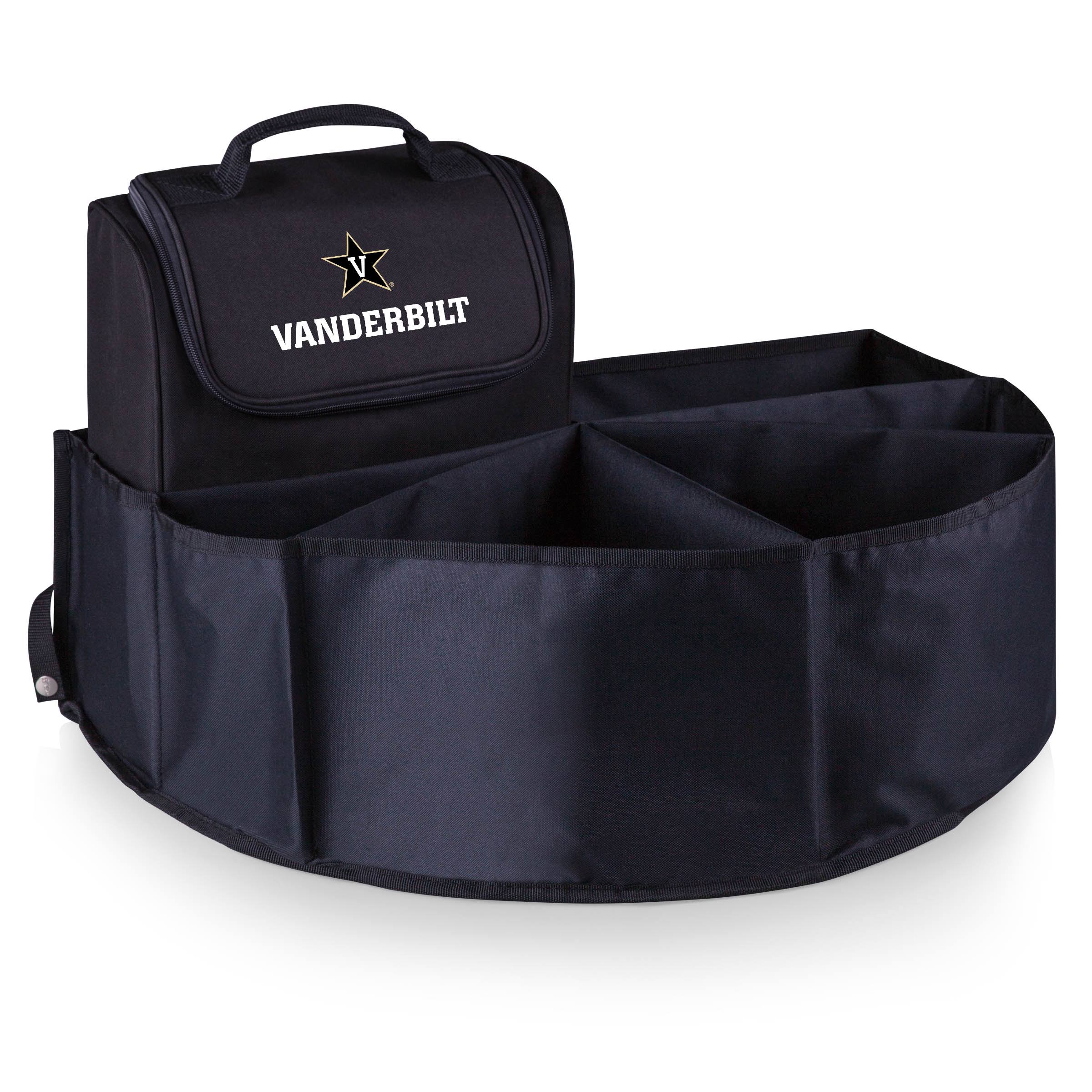 Black Vanderbilt Commodores Trunk Boss Organizer with Cooler