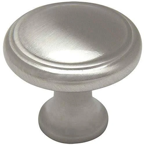 Cosmas 5982sn Satin Nickel Cabinet Hardware Round Knob - 1-1/8x22 Diameter - 25 Pack
