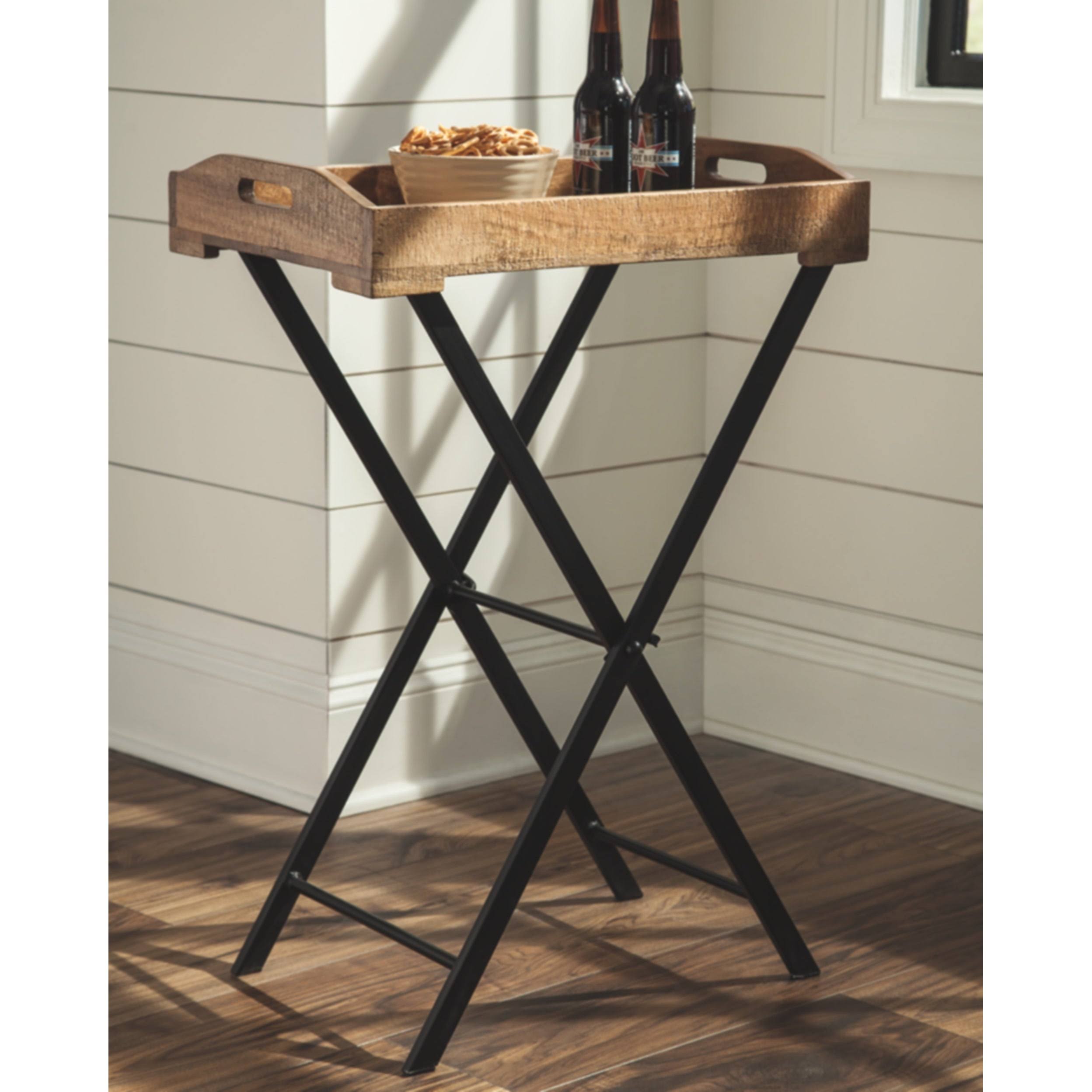 Signature Design by Ashley Cadocridge Accent Table - Brown/Black