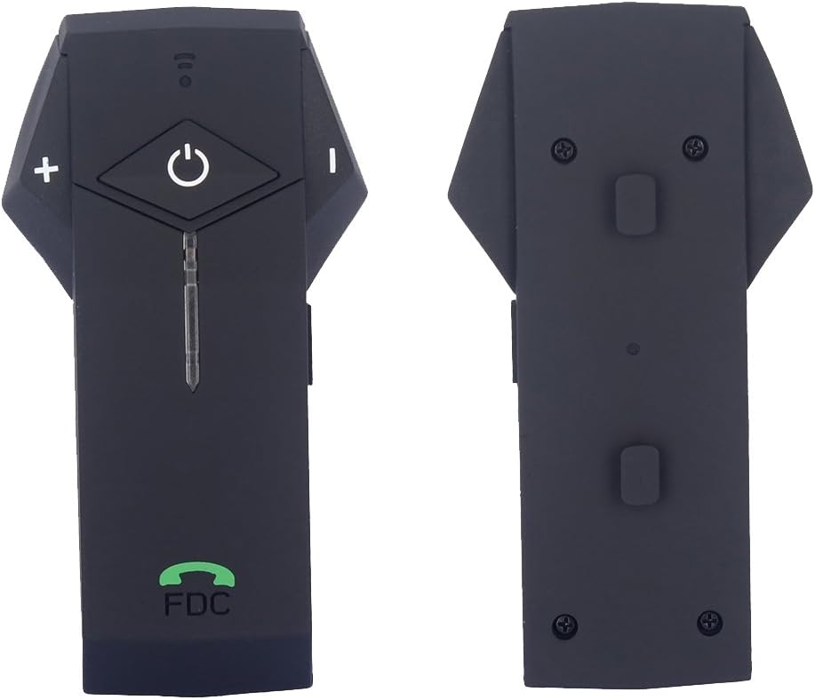 EuroFone Free Upgrade Supporting L3 Remote Motorcycle Bluetooth Intercom Motorbike Headset BT Interphone 1000m NFC (Pack of 2)