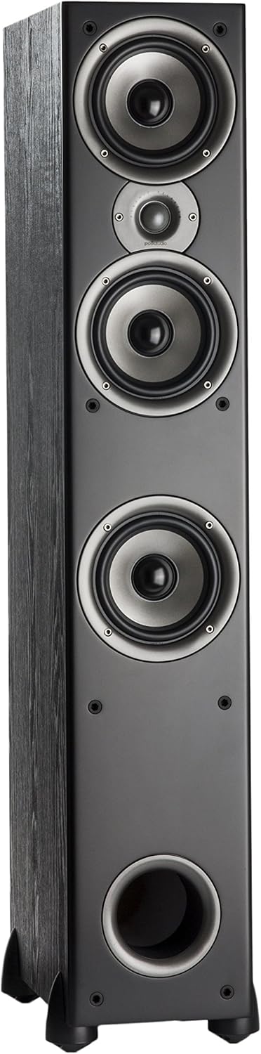 Polk Monitor XT60 Tower Speaker - Hi-Res Audio Certified, Dolby Atmos, DTS:X & Auro 3D Compatible, 1