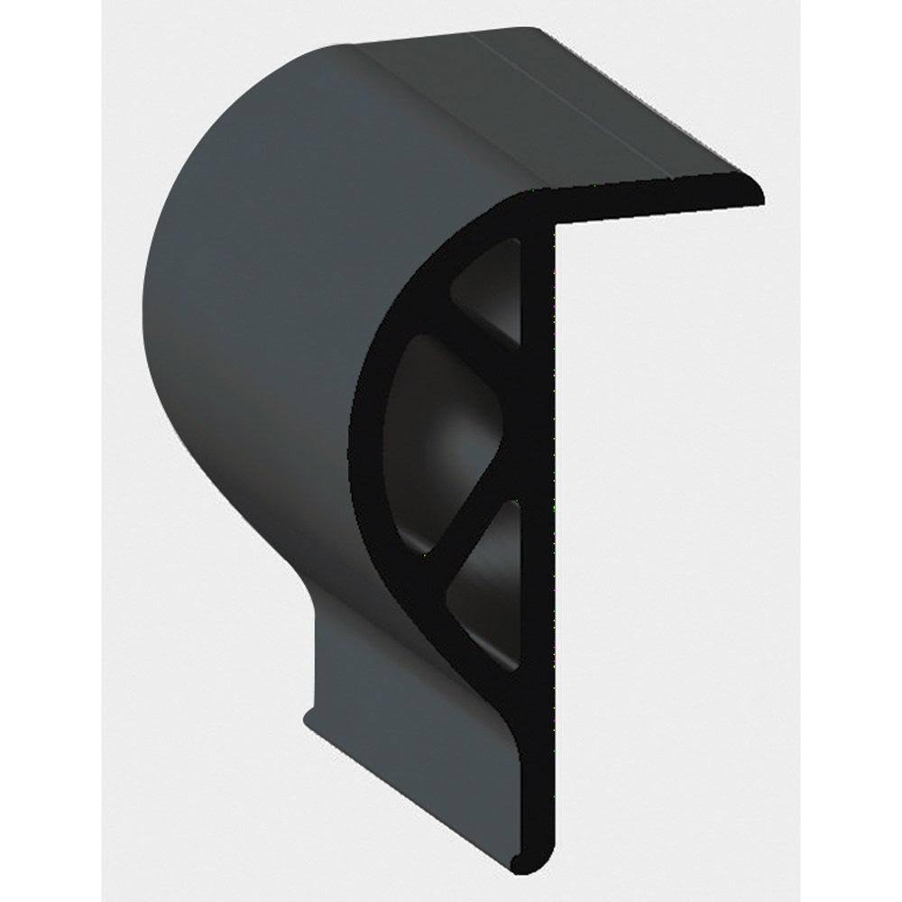 Taylor Made 46019 Dock Edging Commercial P Shape Black 10& Straight