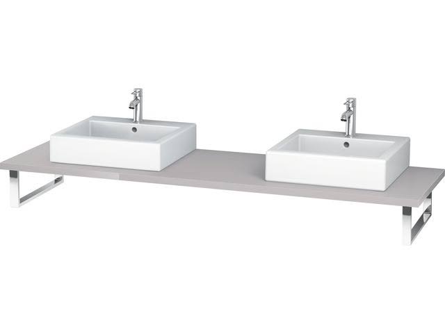 Duravit LC097C02727 L-Cube Bathroom Console White Lilac High Gloss Lacquer