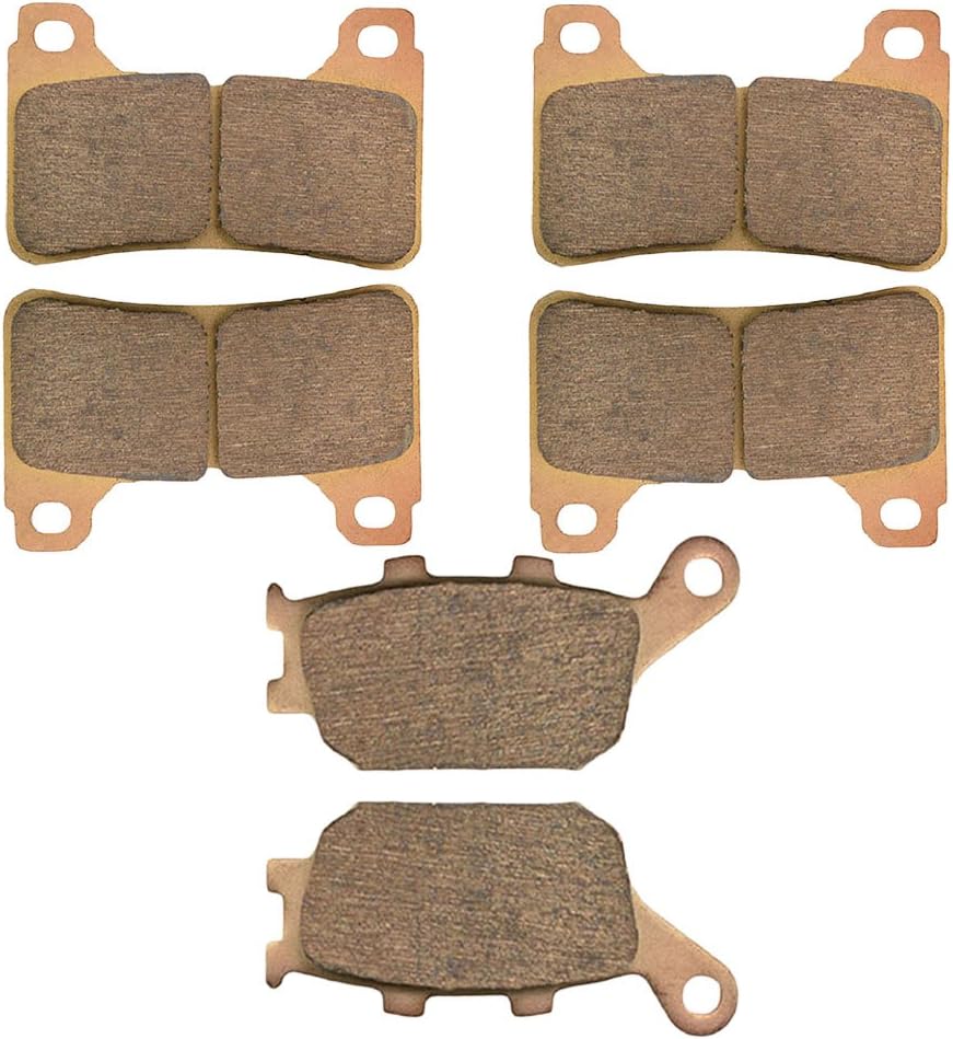 AHL Front & Rear Brake Pads Set for Honda CBR600RR CBR600 RR 2005-2006 (Sintered copper-based) Pack of 2