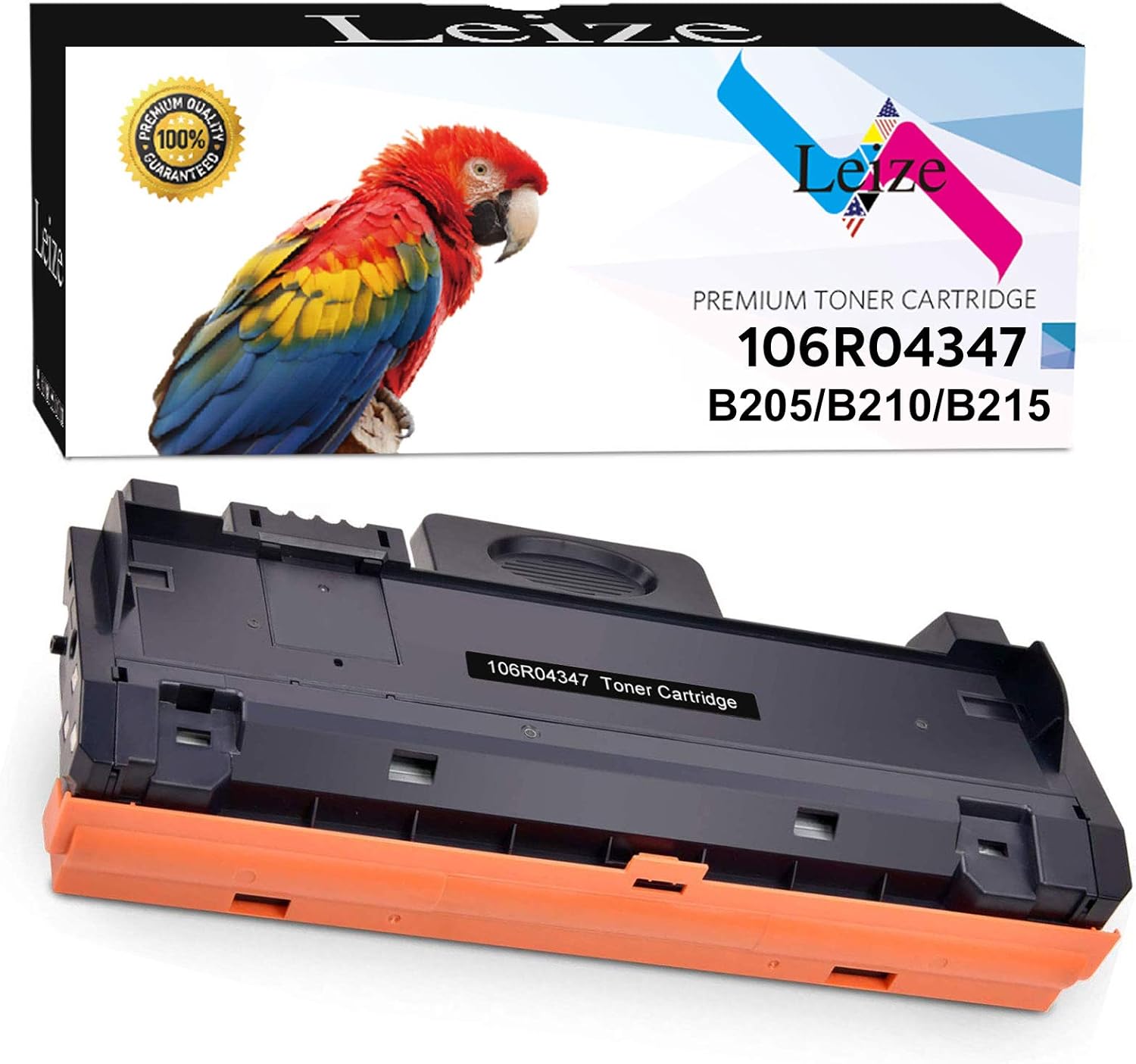 LEIZE Compatible Xerox 106R04347 Toner Cartridge, High Yields Black 3,000 Pages use for Xerox B210 B205 B215 Printer, B210DNI B205NI B215DNI B215MFP B205MFP Series (Black) Pack of 2