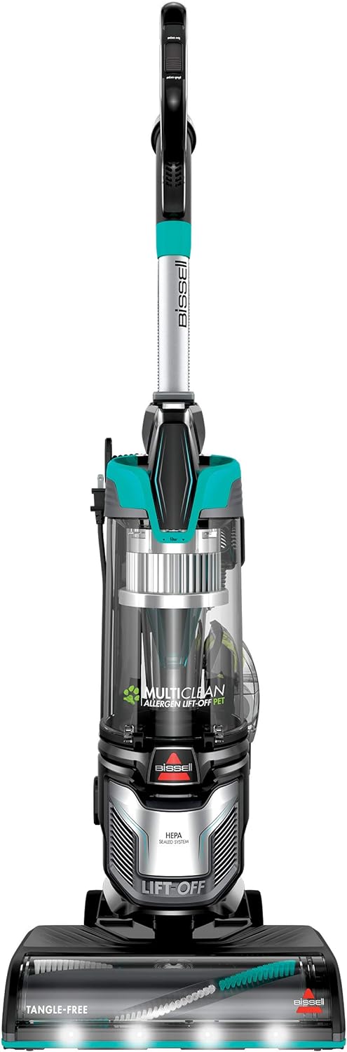 BISSELL 2998 MultiClean Allergen Lift-Off Pet Vacuum with HEPA Filter Sealed System, Lift-Off Portable Pod, LED Headlights, Specialized Pet Tools, Easy Empty