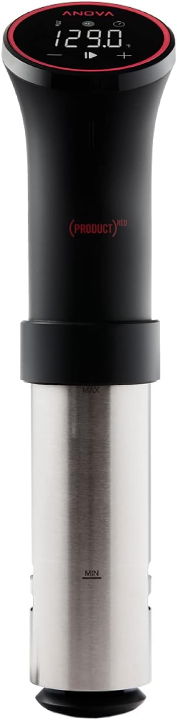 Anova Culinary AN500-US00 Sous Vide Precision Cooker (WiFi), 1000 Watts | Anova App Included, Black and Silver