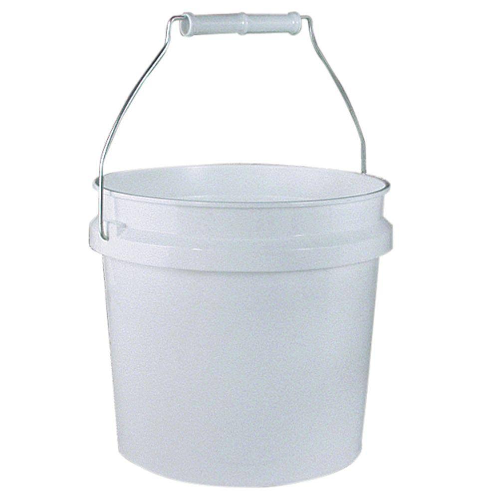 Leaktite 1-gal. Plastic White Pail (24-Pack)