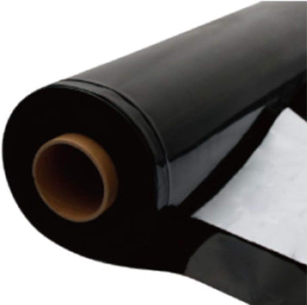 SUNVIEW Black and White Panda Poly Film - Light Deprivation Greenhouse Cover 100% Blackout - Heavy Duty - UV Treated (5 ft x 50 ft)